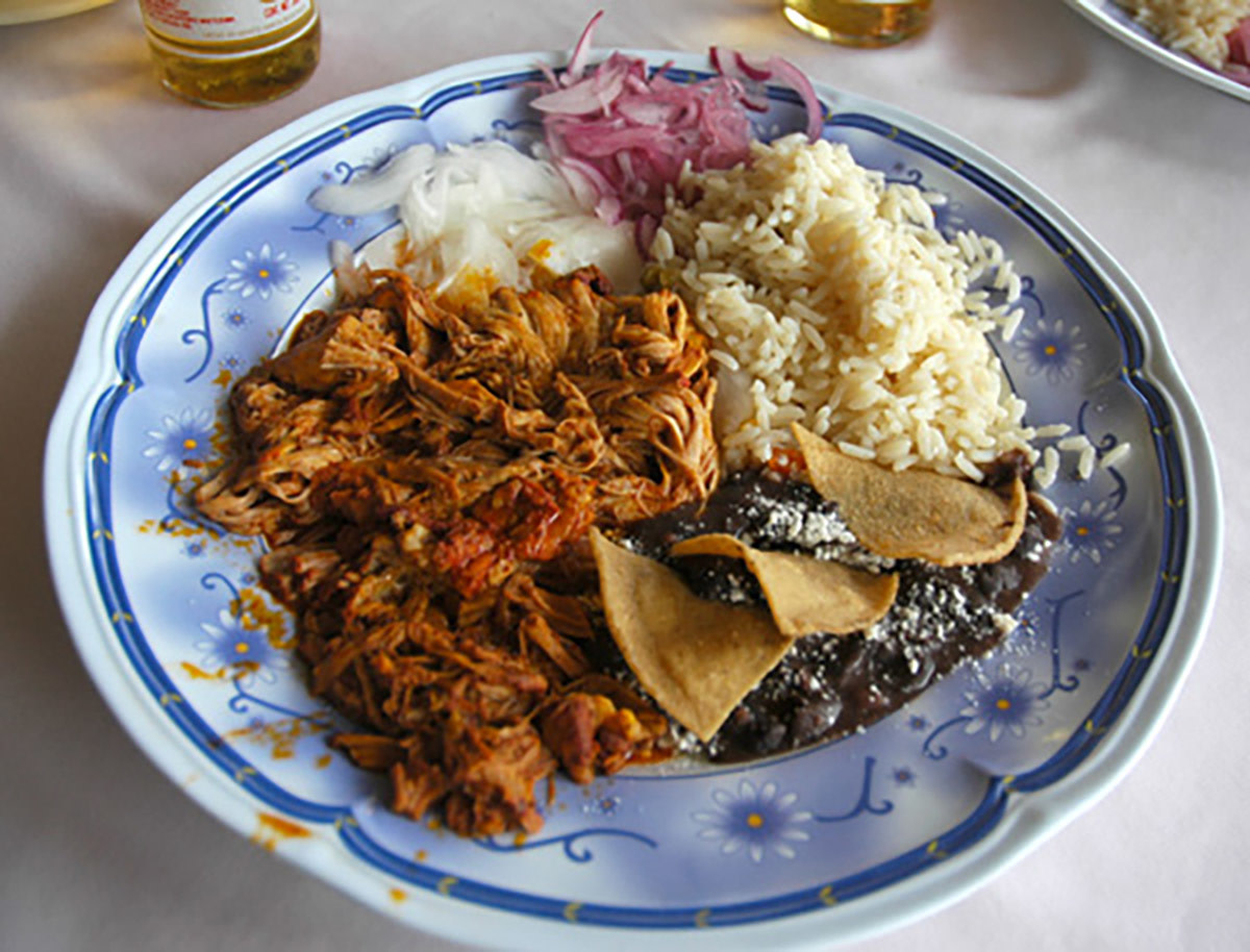 Cochinita pibil is a popular Yucatan dish.   