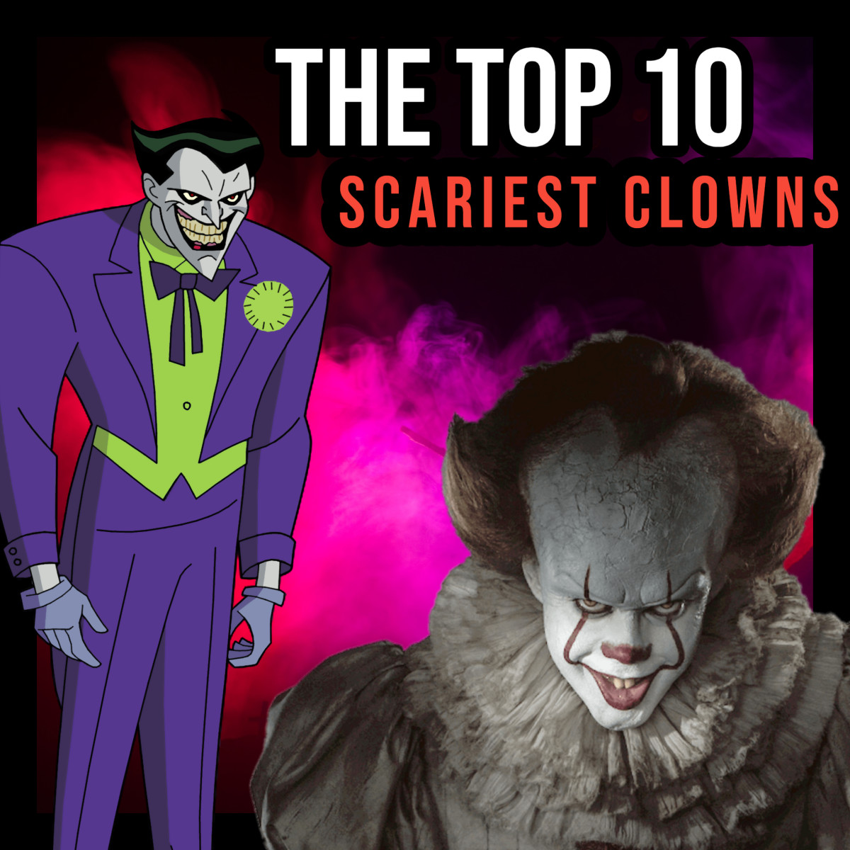 Top 10 Scariest Clowns in Movies, TV, and Games