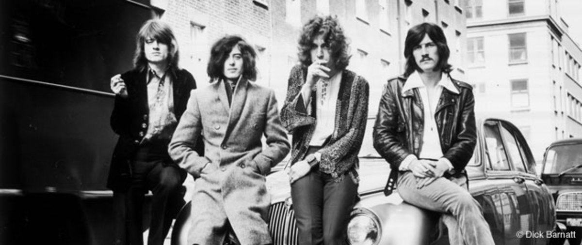 Led Zeppelin Promo Photo © Dick Barnatt