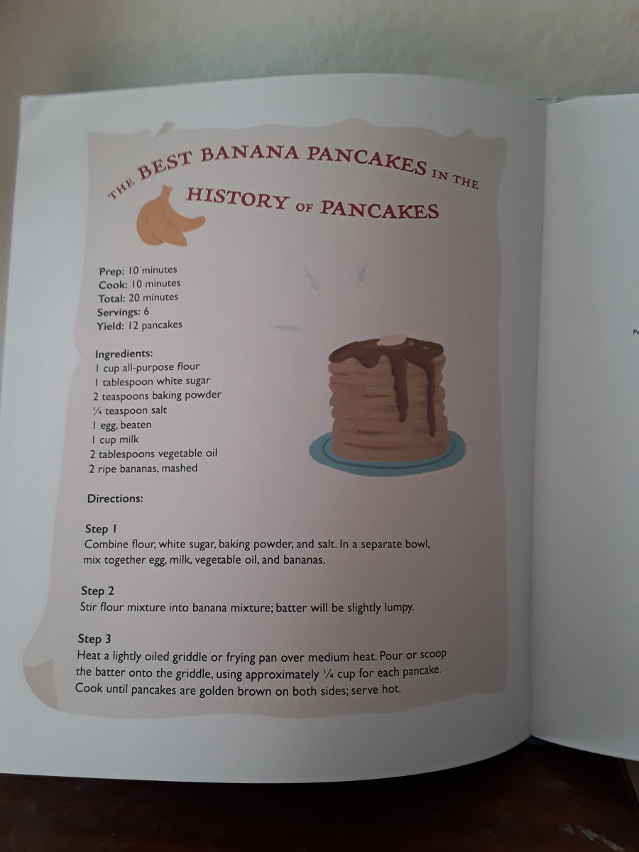 Special ingredient and recipe for the pancakes