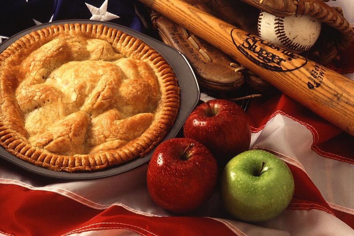 All American baseball and apple pie.