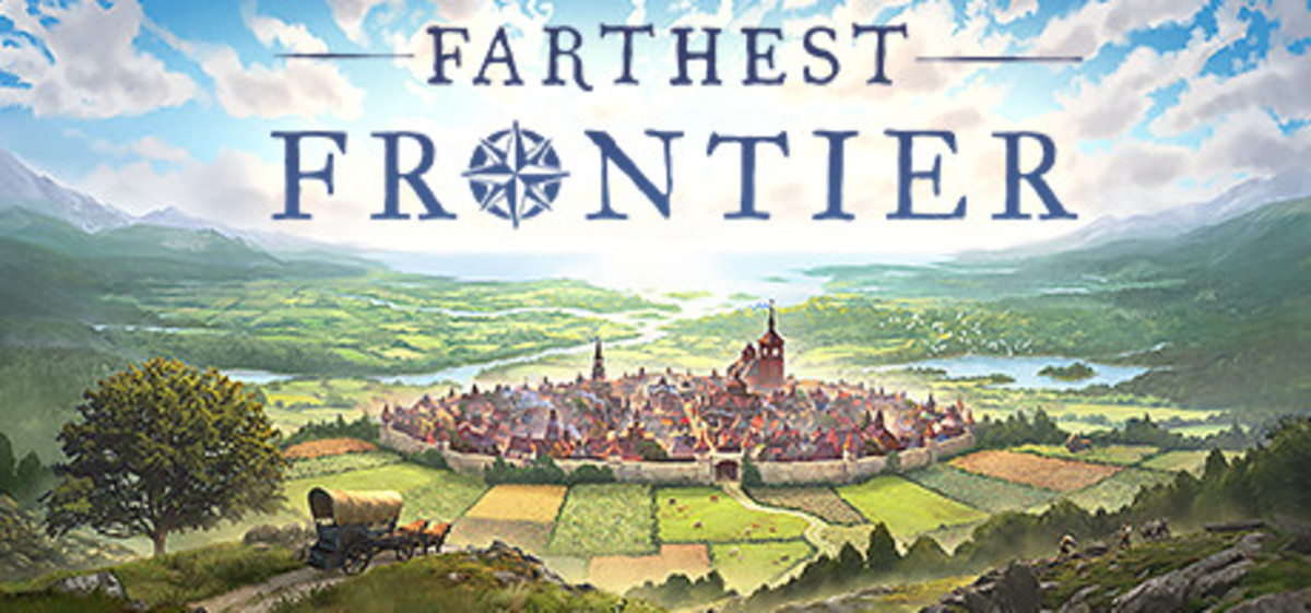 "Farthest Frontier" logo.