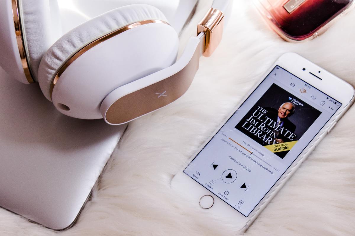 Readers need to have access to an app or program to listen to audiobooks.