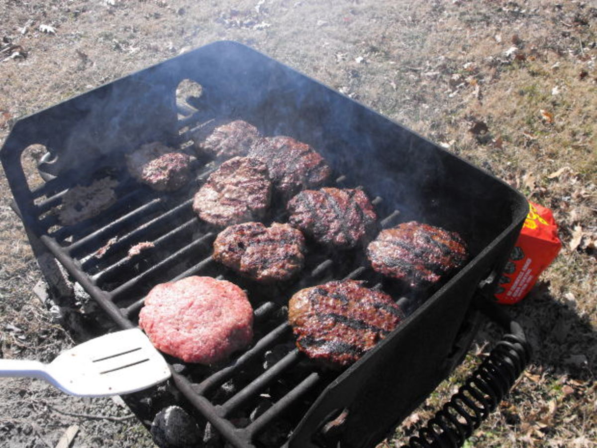 grillin' burgers