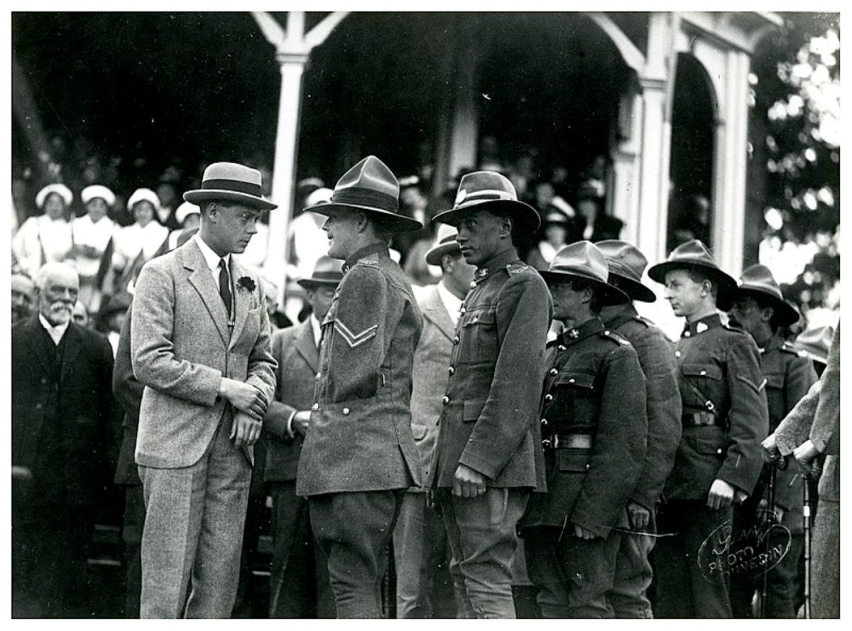 Please don't over-shake the royal hand. It gets sore  Edward VIII shown when he was Prince of Wales, 1920.