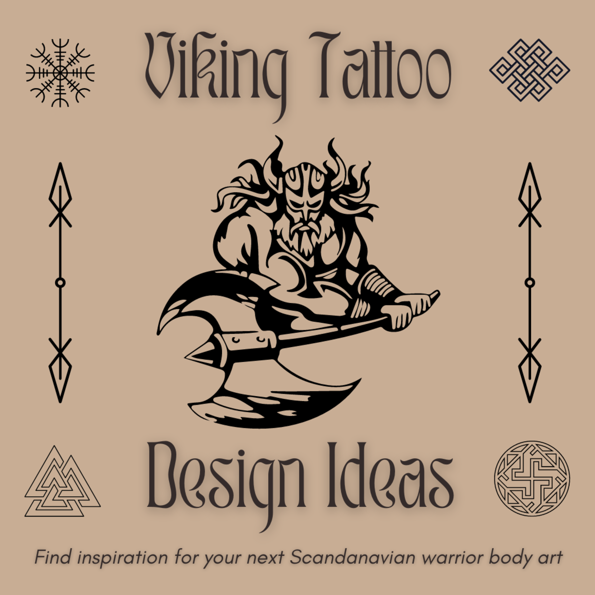 Viking Tattoo Design Nordic Mythology' Bandana | Spreadshirt