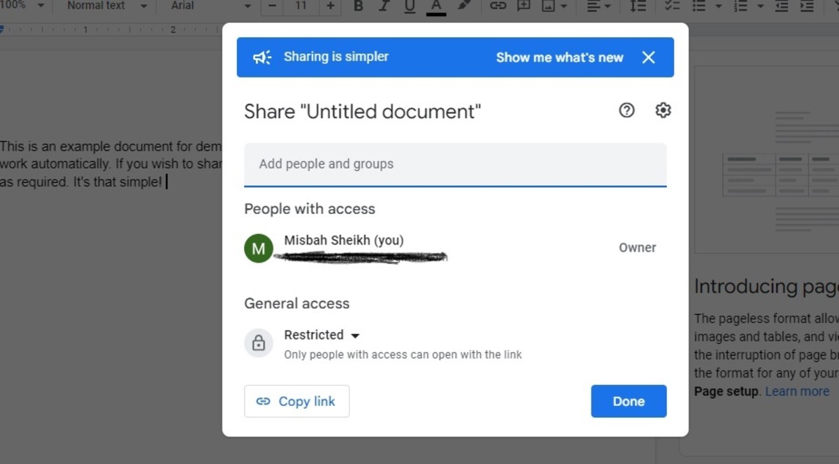 You can share files and folders with people and choose whether they can view, edit, or comment on them.
