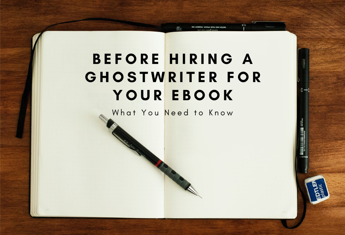 Before you work on your eBook project, learn a little about ghostwriters. 