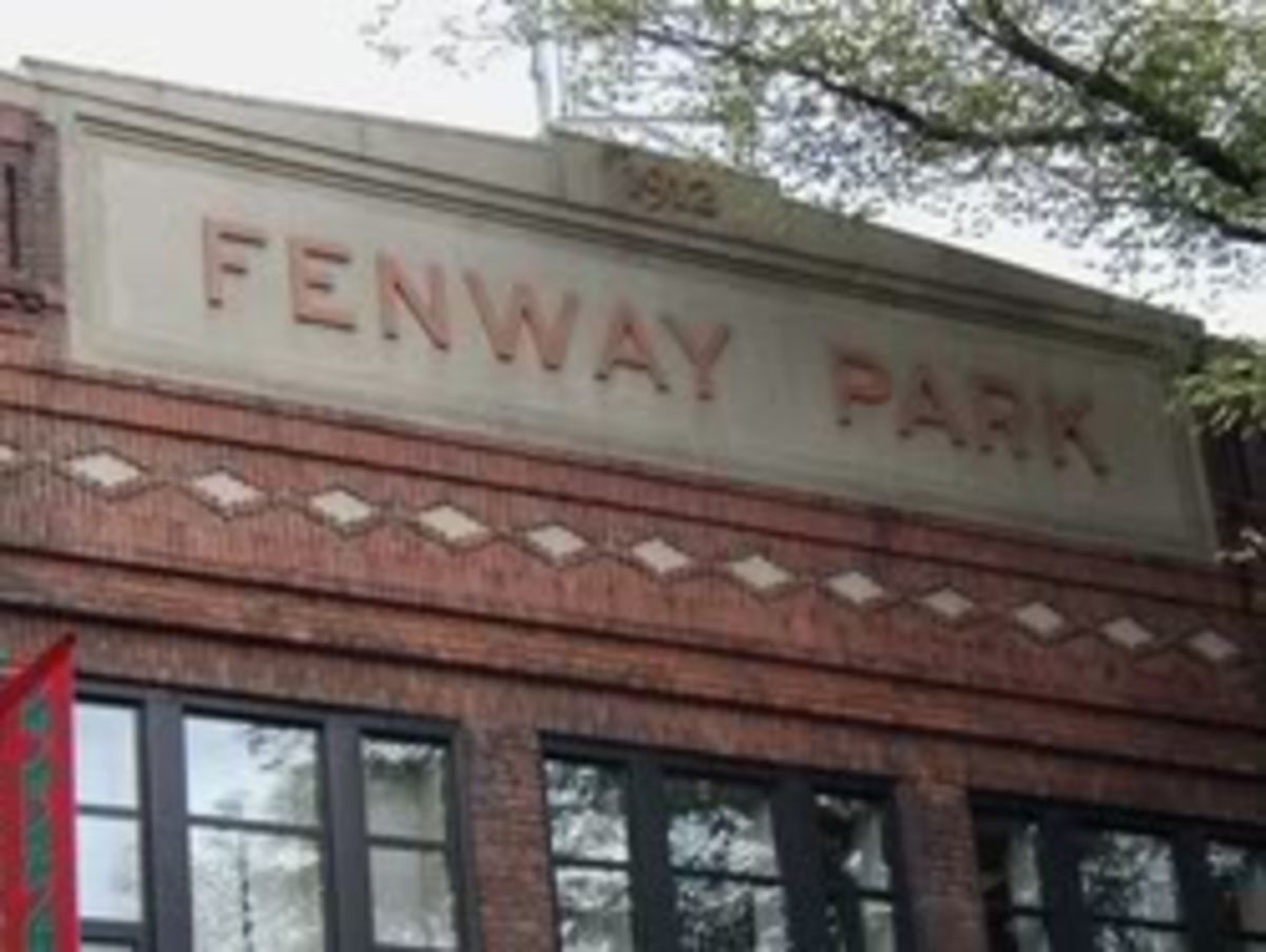 Fenway Park completed in 1912.