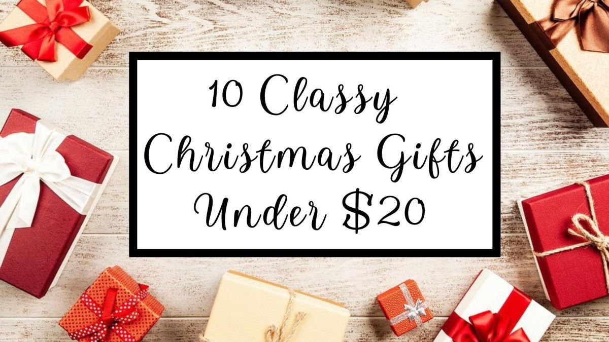 There are many thoughtful and classy gifts you can find for under $20.