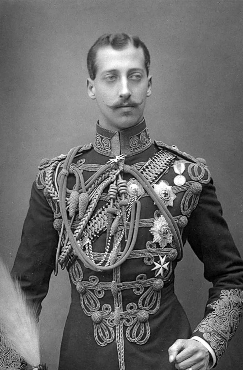 阿尔伯特·维克多王子，克拉伦斯和埃文代尔公爵。绰号“衣领和袖口”。