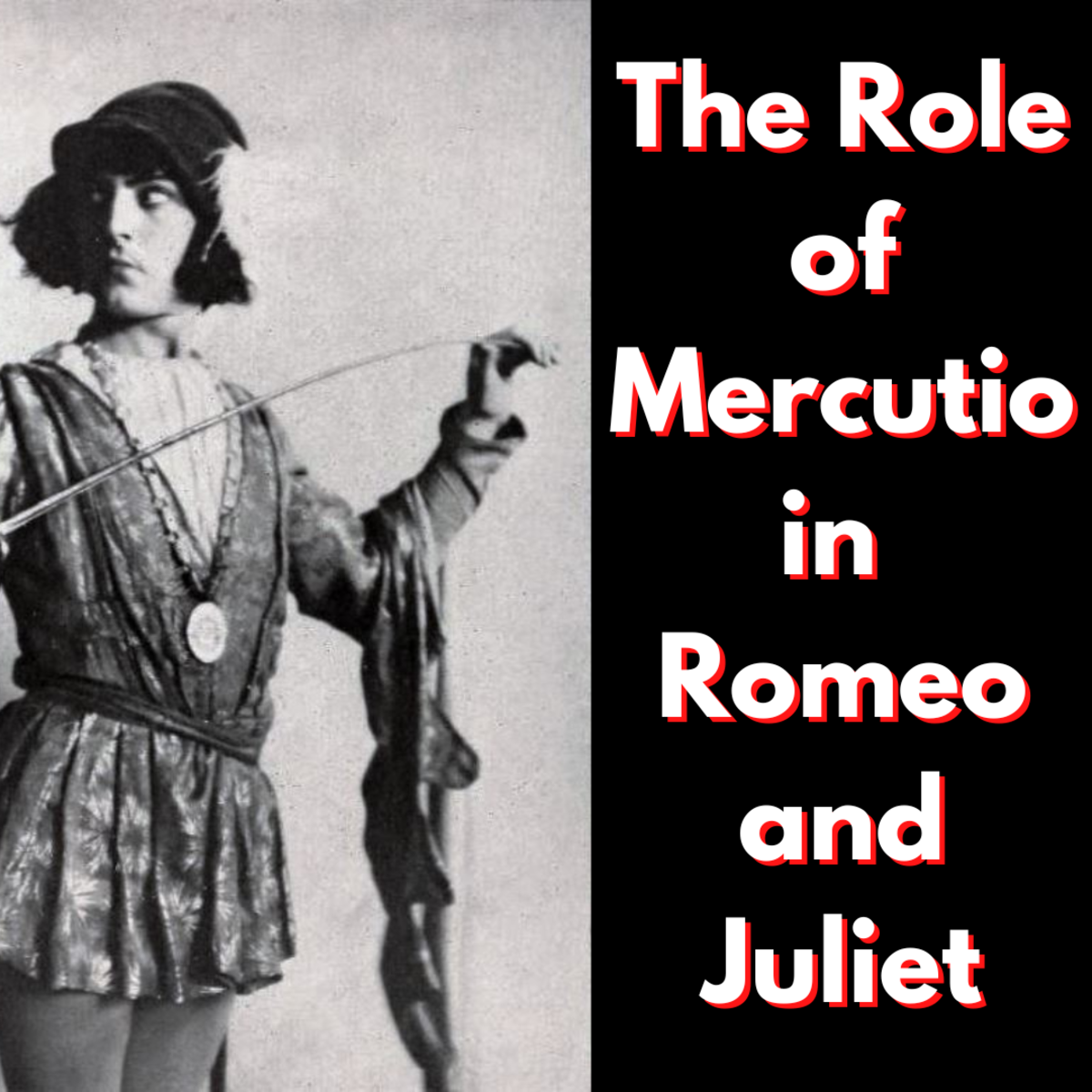 Read on to learn about Mercutio's role in Shakespeare's Romeo and Juliet. This image shows the actor Dennis King as Mercutio in a 1923 production of the play.
