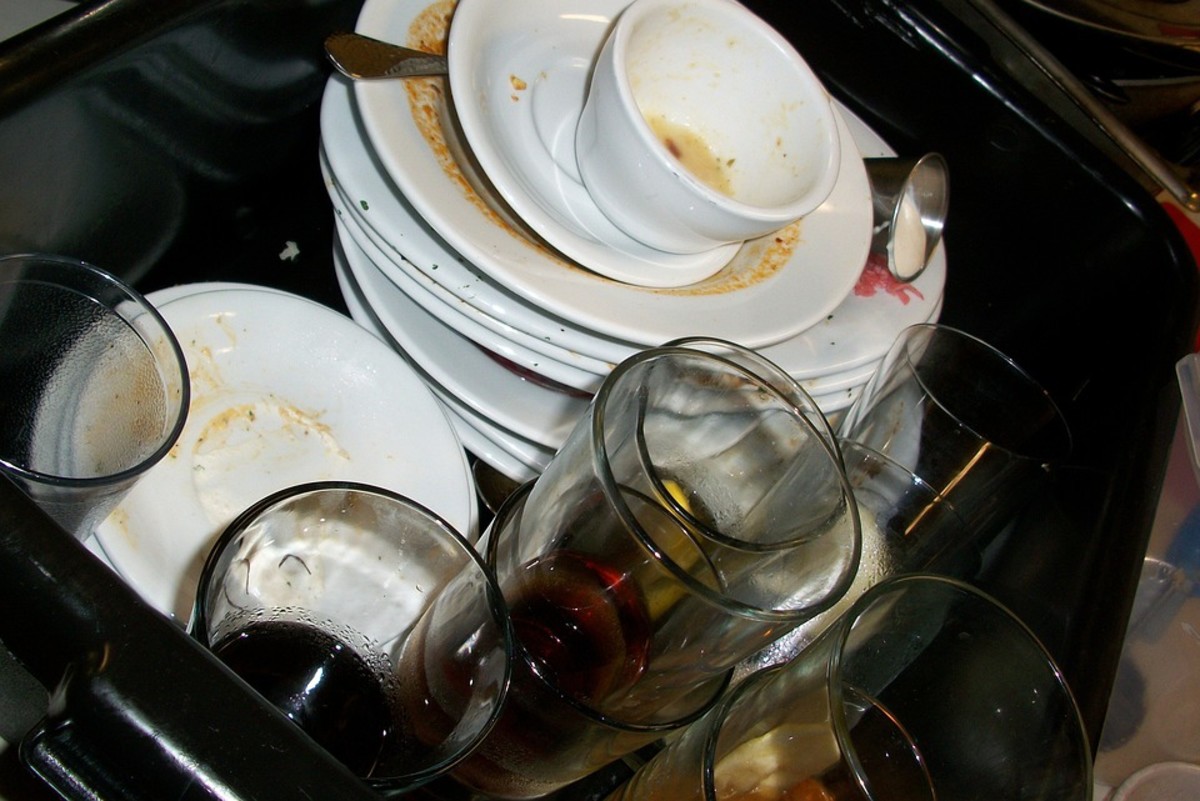 Surely, those dishes should have cleaned themselves by now.