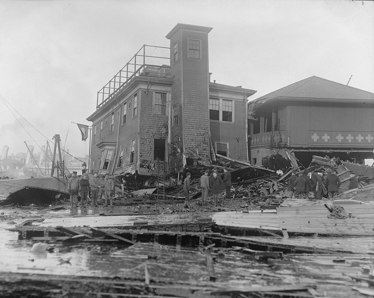 Damage to the Fire House