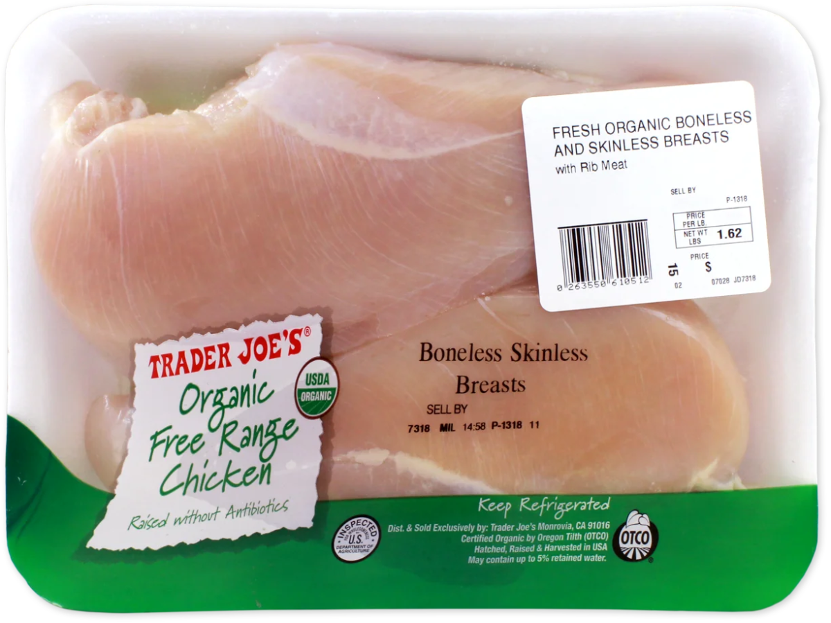 Trader Joe's Organic Chicken Breasts