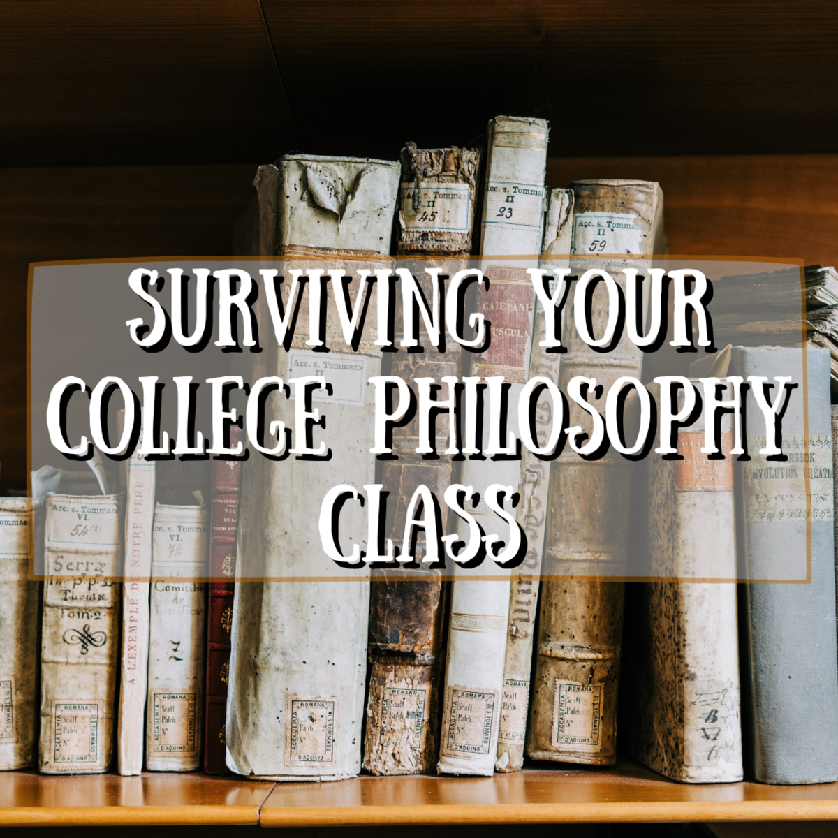 How to Survive a College Philosophy Class