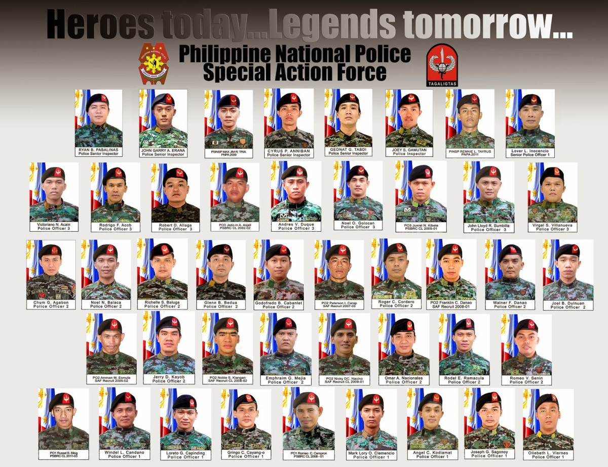 The Fallen SAF 44 Mamasapano Clash in the Philippines