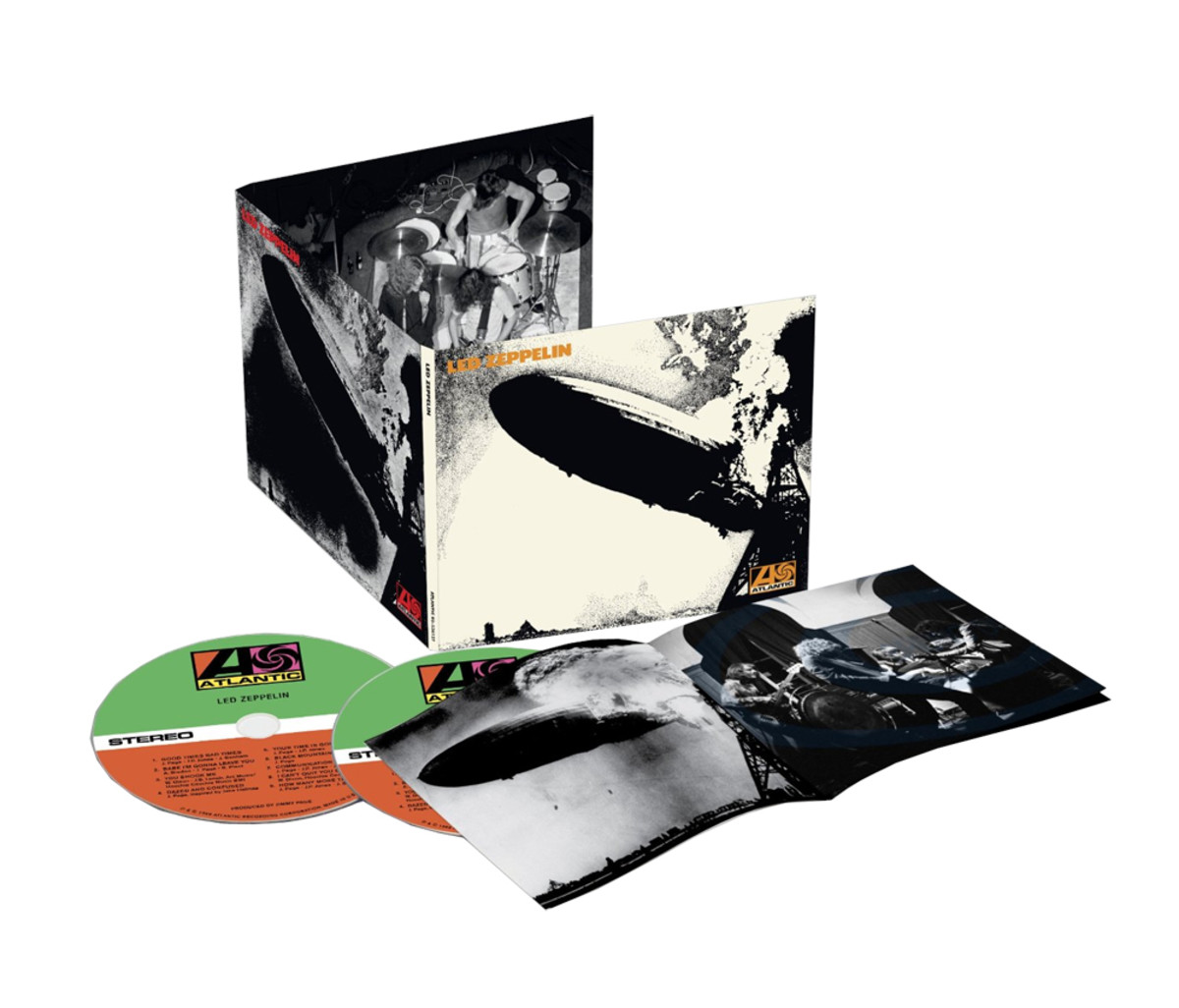 The 2014 edition of Led Zeppelin 1 with the Paris 1969 concert on the second CD.