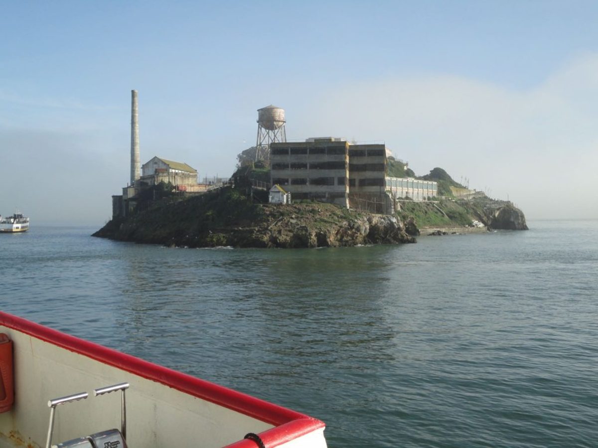 Alcatraz as Seen From a Boat Tour