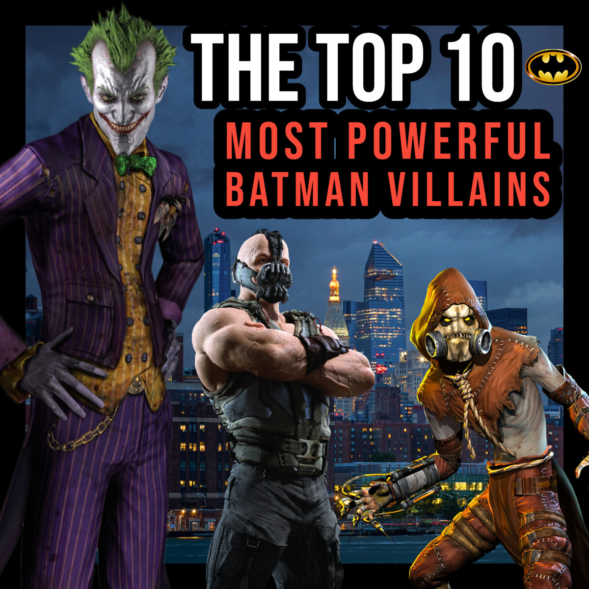 From Two-Face to the Batman Who Laughs, this article ranks the 10 most powerful Batman villains of all time!