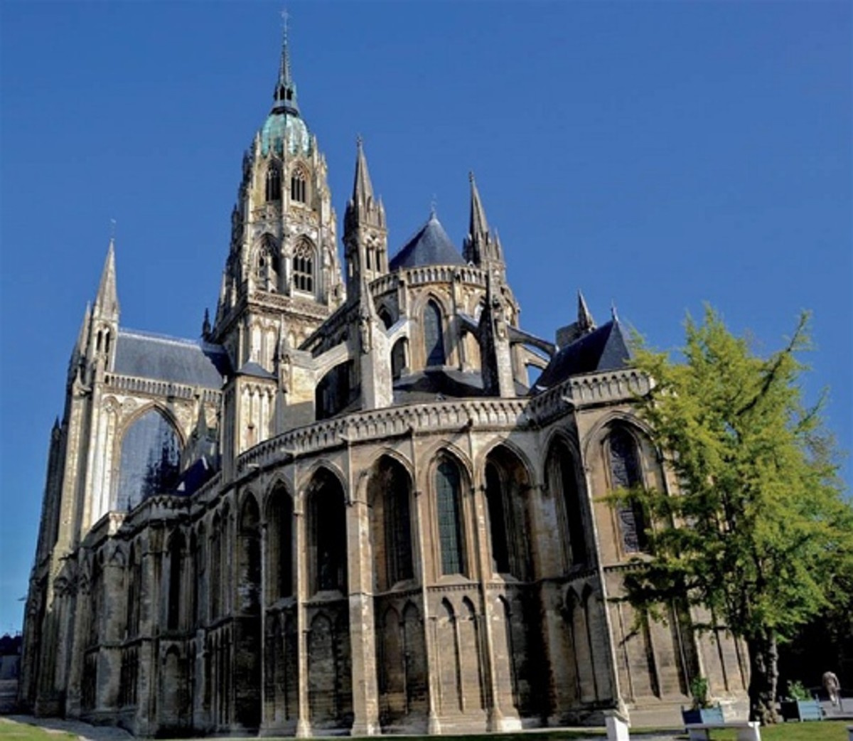 Bayeux cathedral - half-brother Odo was appointed to the bishopric when he was still young