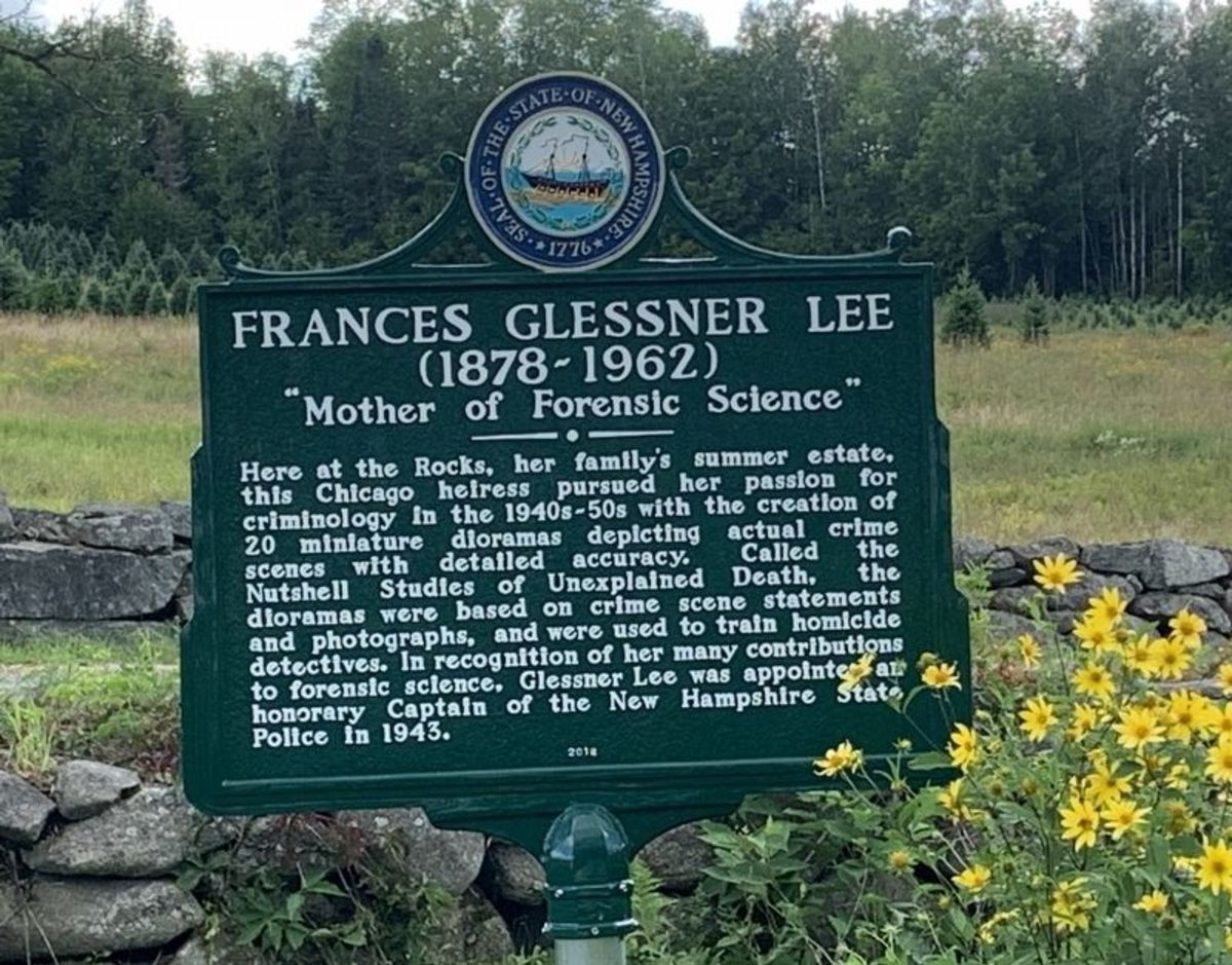 Frances G Lee Historical Marker