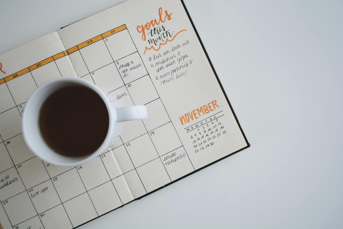 Creating a schedule will help maximize your writing time.
