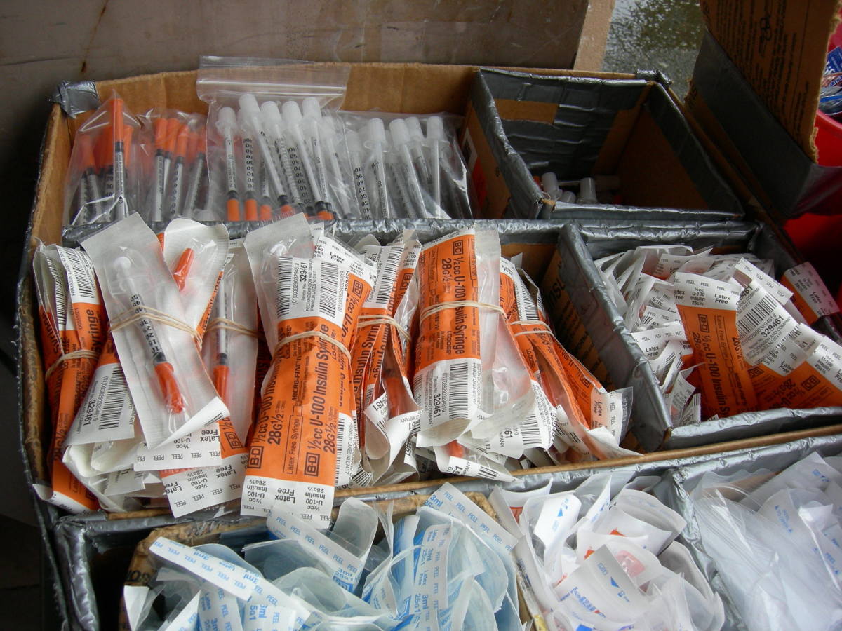 Harm reduction policy includes needle exchange programs, which provide sterilized needles.