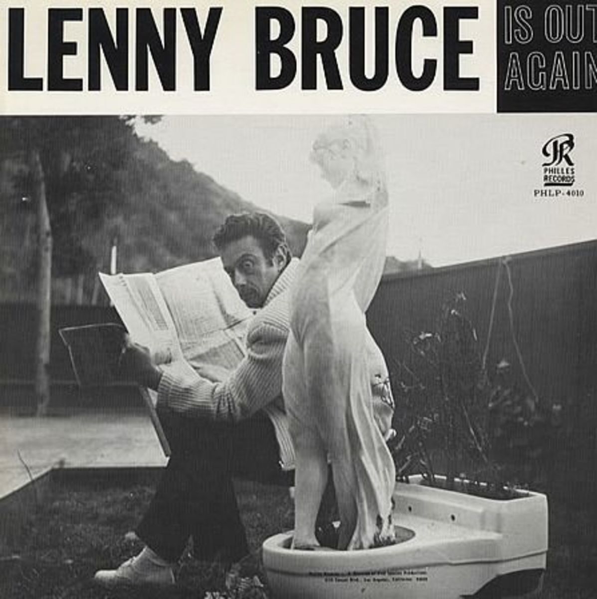 Lenny Bruce "Is Out Again" Philles Records PHLP 4010 12" Record