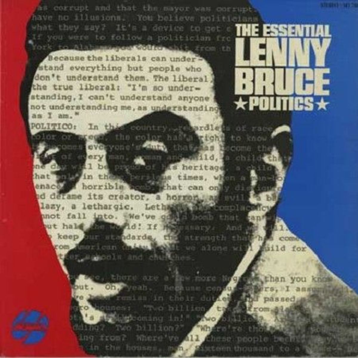 Lenny Bruce "The Essential Lenny Bruce Politics" Douglas Records 788 12" LP Vinyl Record, US Pressing (1965)