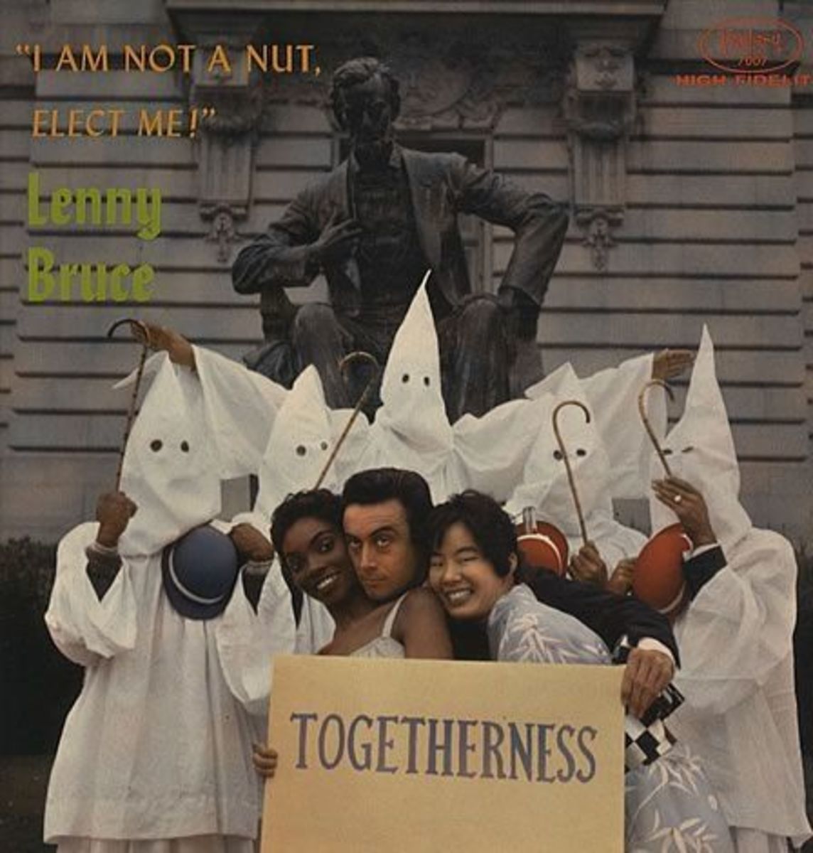 Lenny Bruce "I am Not a Nut, Elect Me! Togetherness" Fantasy Records 7007 12" LP Vinyl Record , US Pressing (1959)