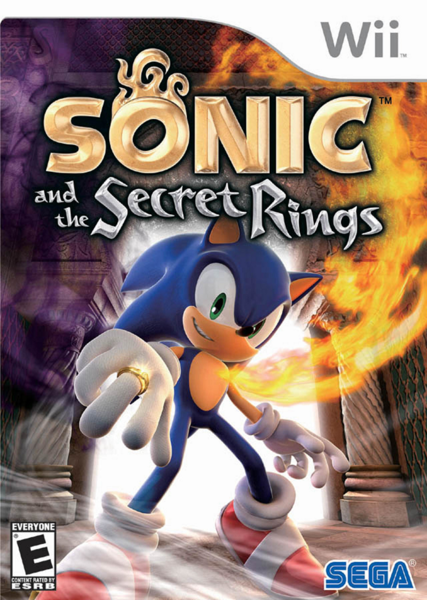 "Sonic and the Secret Rings" Cover Art