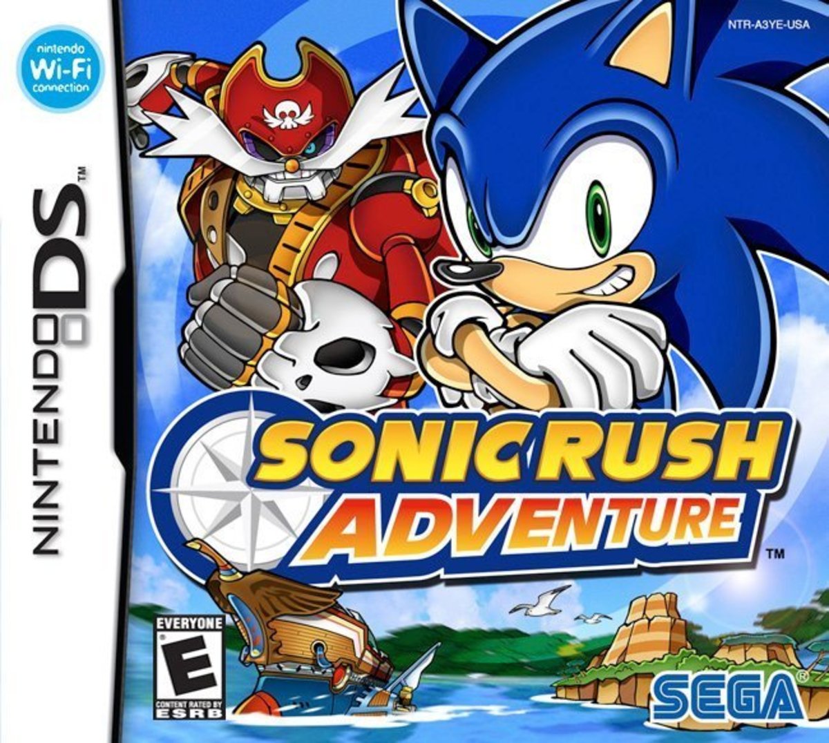 "Sonic Rush Adventure" Cover Art