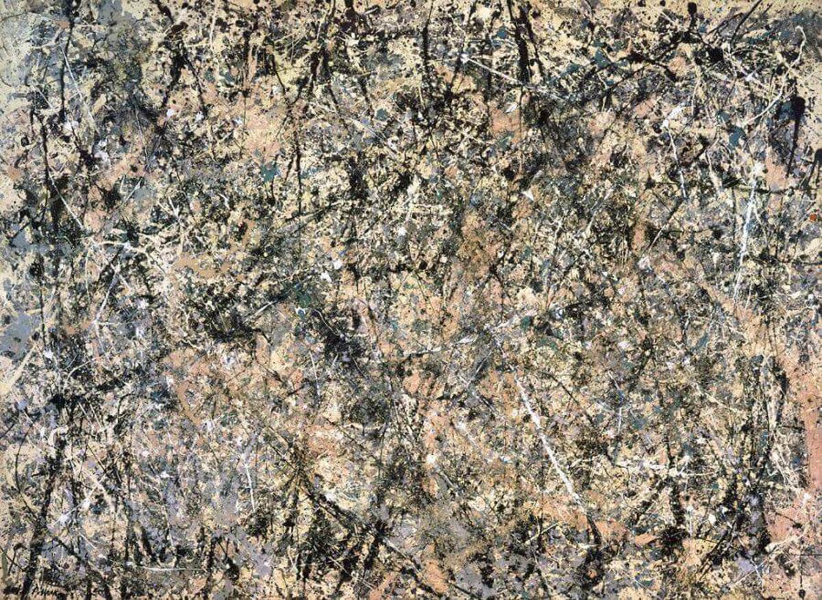 "Lavender Mist" by Jackson Pollock completed on November 24, 1950.