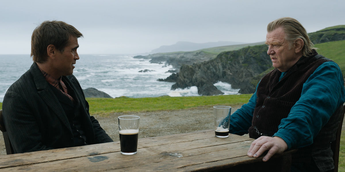 Colin Farrell and Brendan Gleeson in The Banshees of Inisherin.