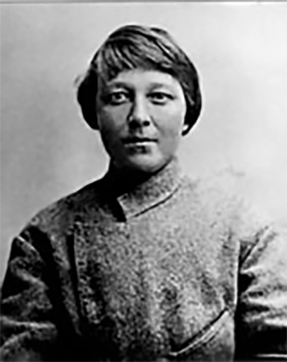 Maria Nikiforova. Photo of the investigation file, 1909