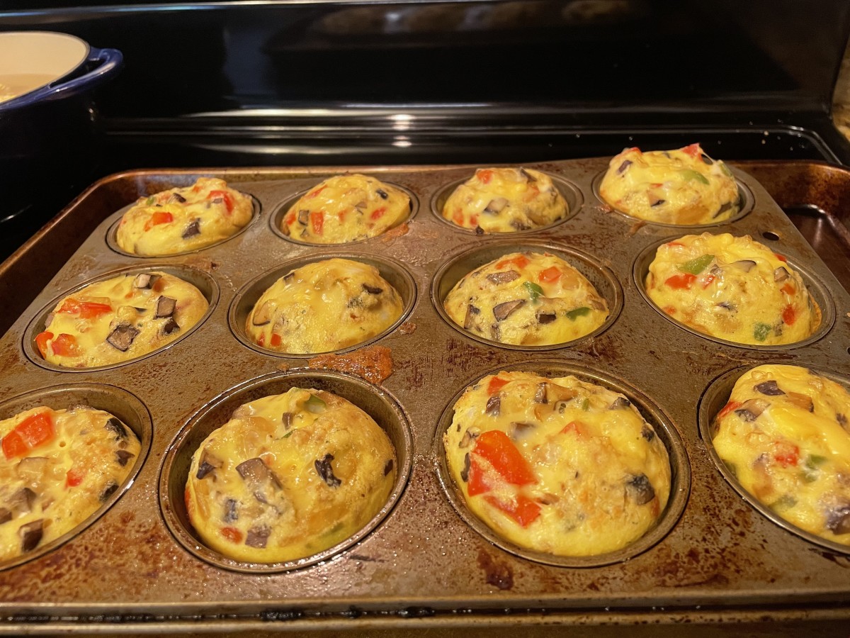 Egg cups make a fast, easy, and tasty breakfast!