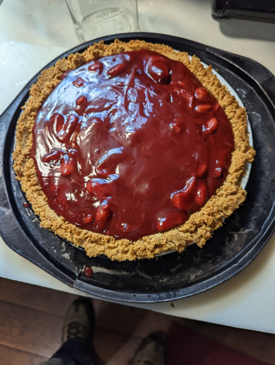 Strawberry Pie - with Chocolate