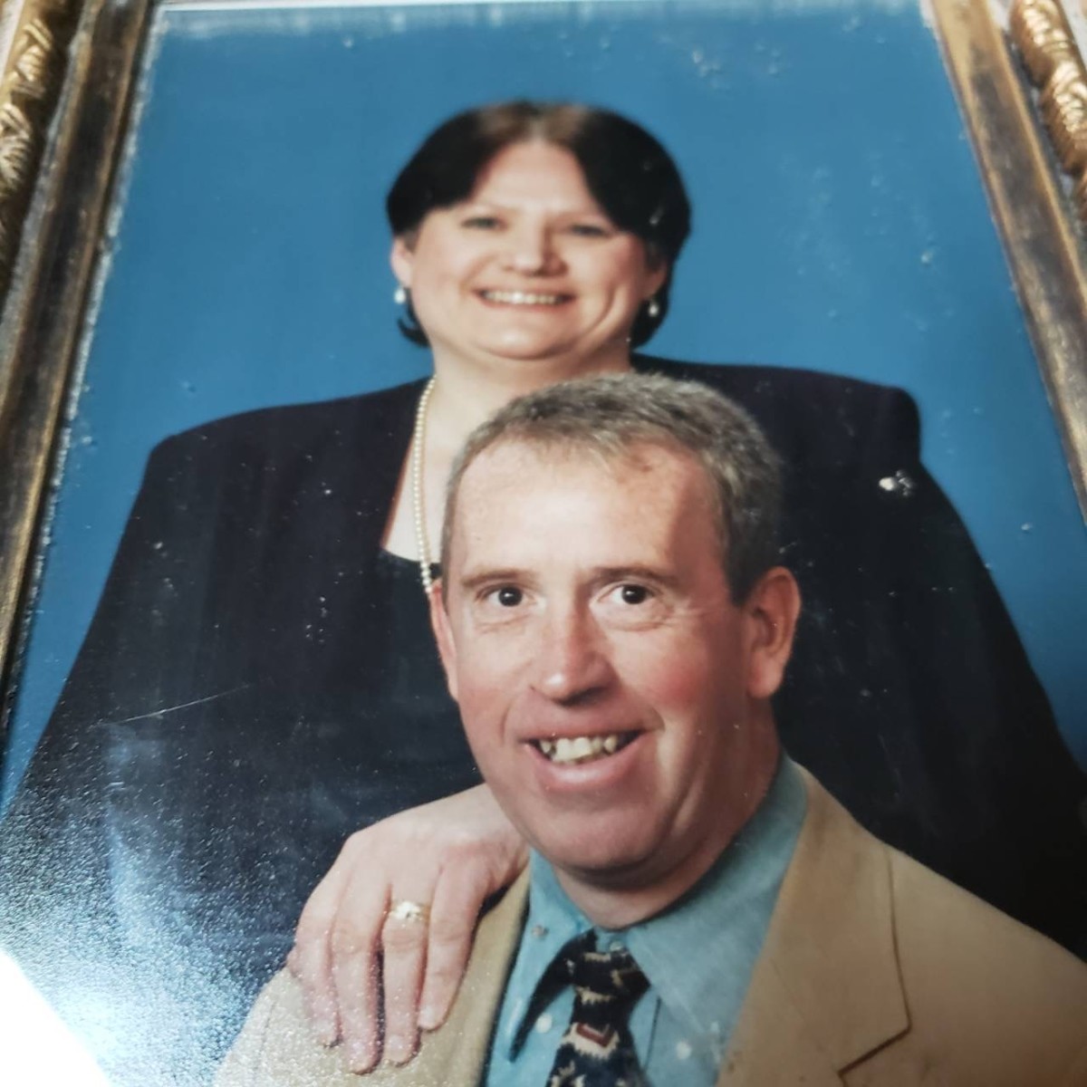 John Ackley and my sister Connie; picture was taken in 2002.