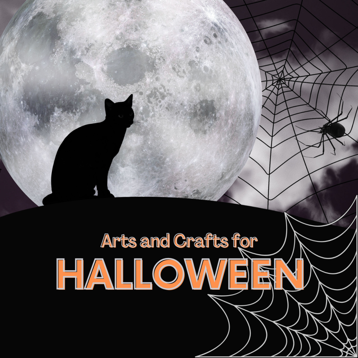 Here are 46 different arts and crafts projects to do during Halloween time. 