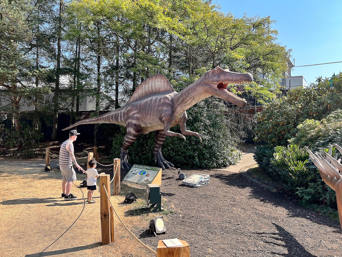 Spinosaurus during an animation sequence