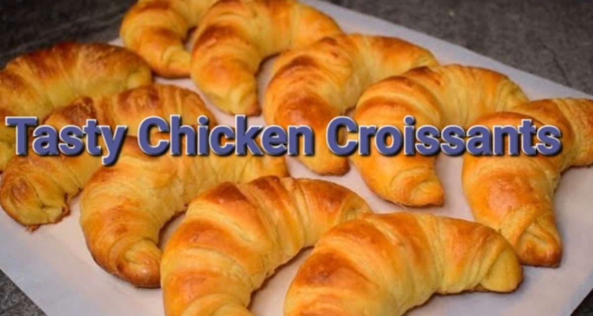 These croissants stuffed with chicken are a special treat!