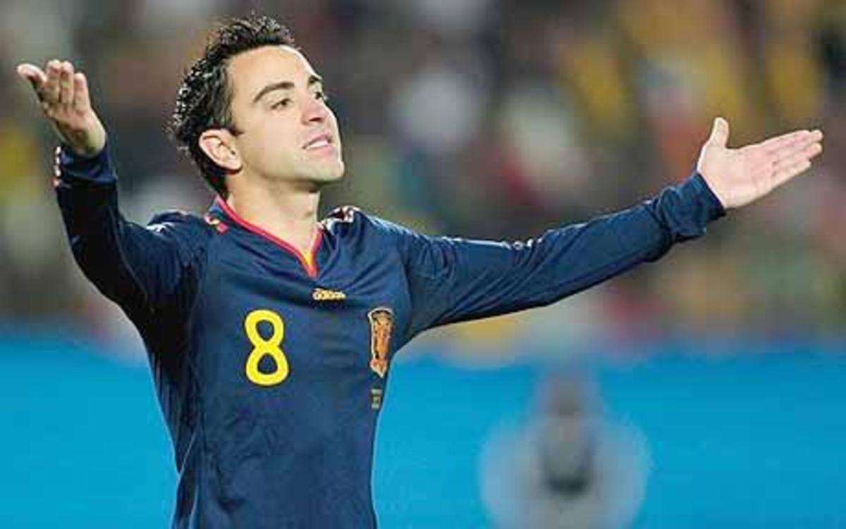 Xavi (Barcelona) - Calls all the shots in Spain's midfield