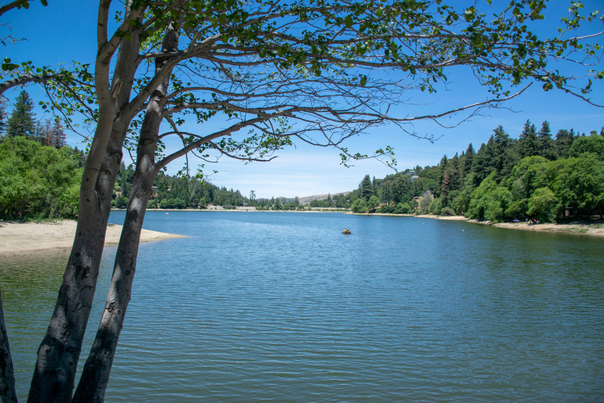 Video Showing 'Before and After' of Lake in Calfiornia After Massive