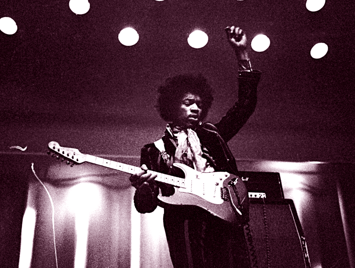 Jimi Hendrix mastered pitch-bending using Fender's whammy bar.