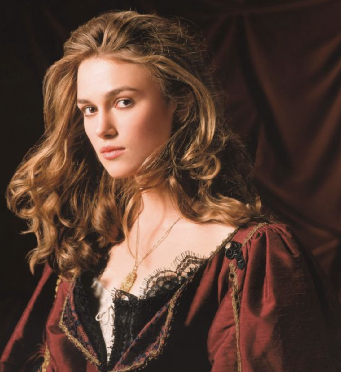 Keira Knightley as Elizabeth Swann from The Pirates of the Caribbean