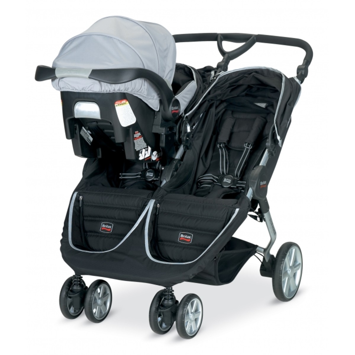 Britax B-Agile is considered to be one of the best double pram strollers on the market.