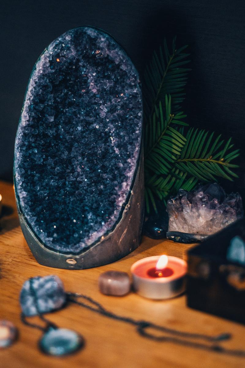 Geode in an altar.