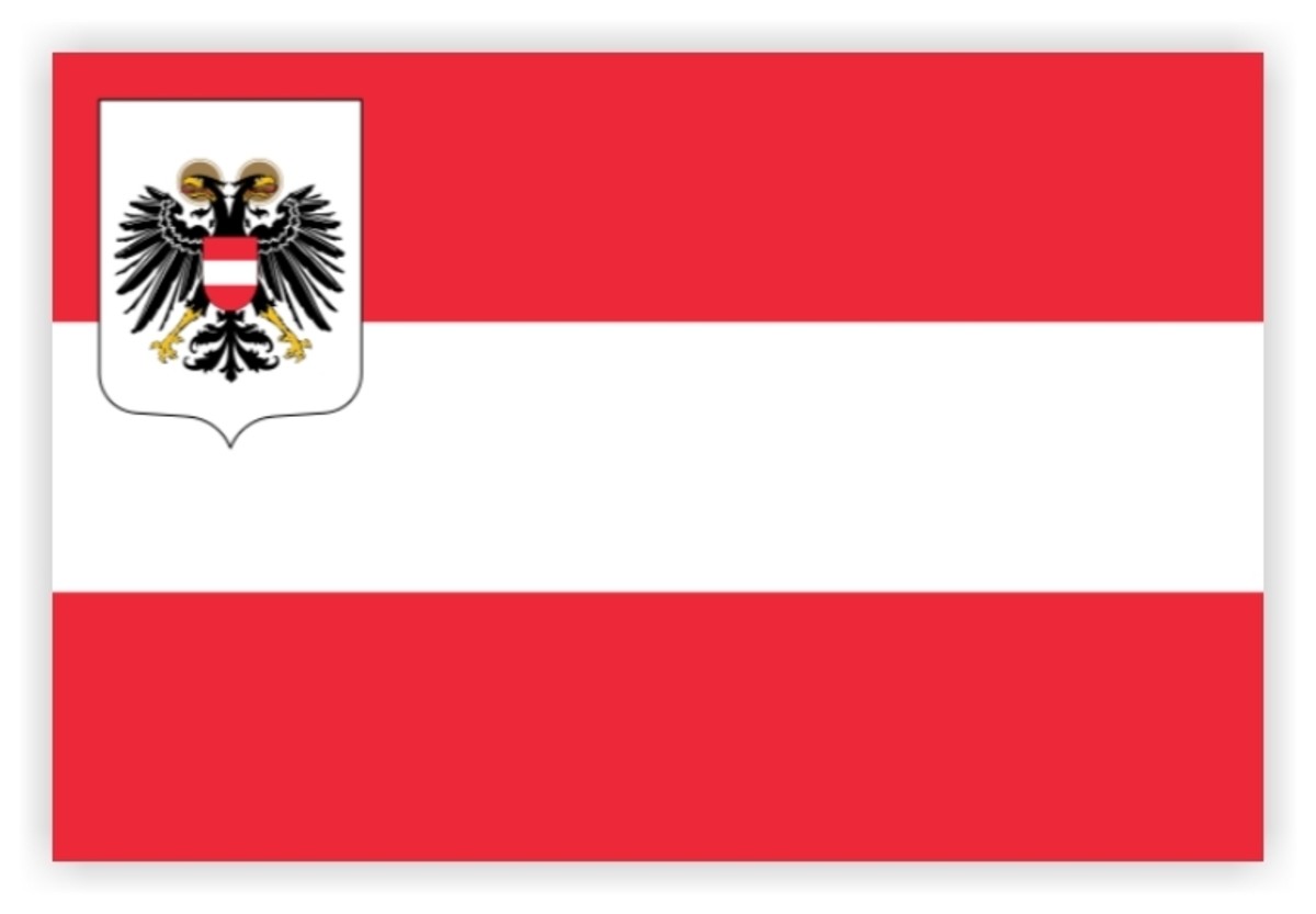 1934 - 1938 State Ensign of Austria