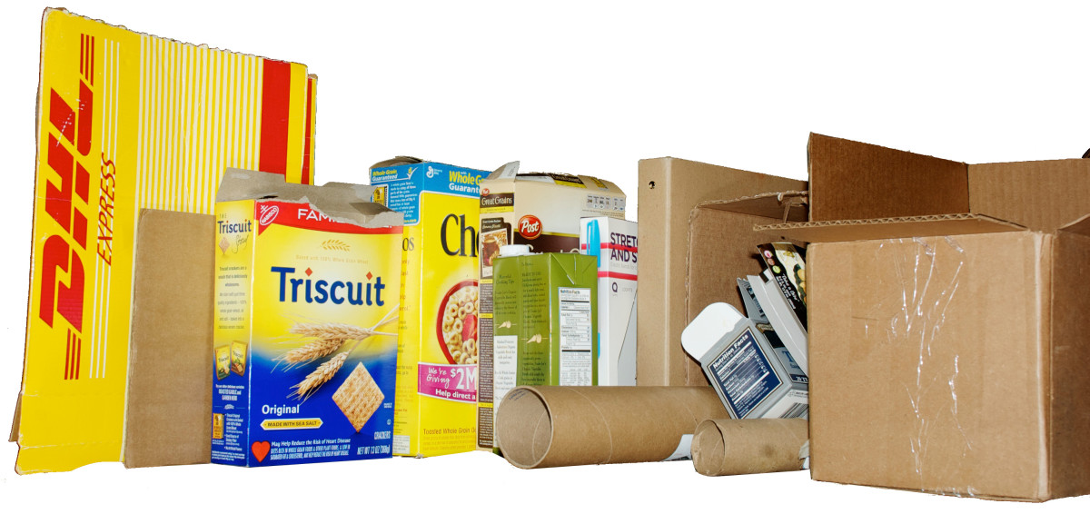 All of these boxes can be used for paper crafts. These are terrific ways to recycle as responsible paper crafters.